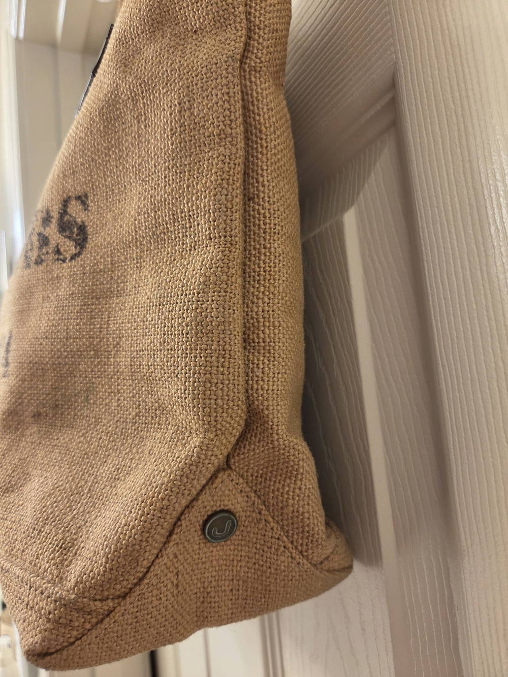 Marc Jacobs Tan Canvas Tote with Dark Brown Trim - Picture 3 of 16